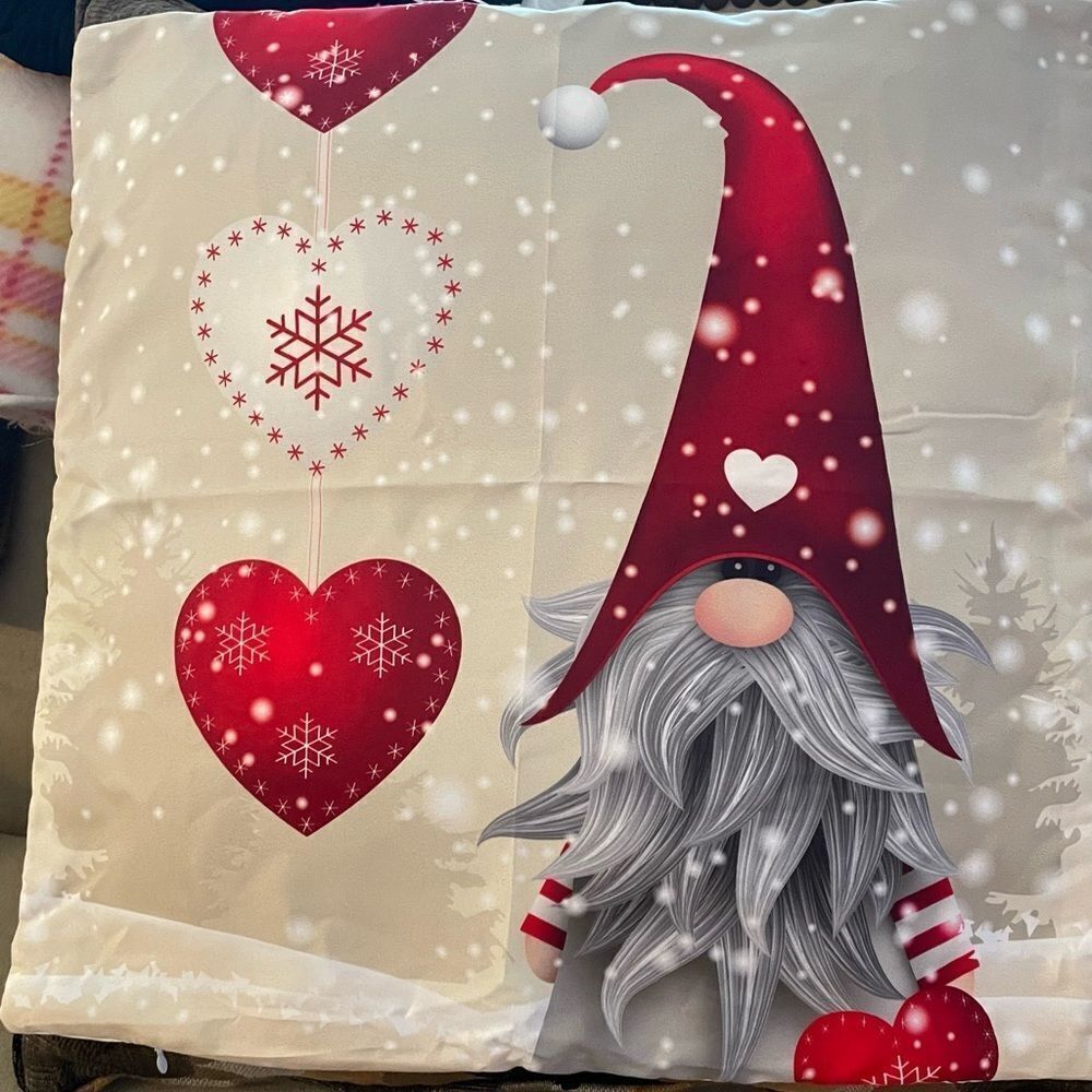 ‎COPY - VALENTINE GNOME PILLOW COVER